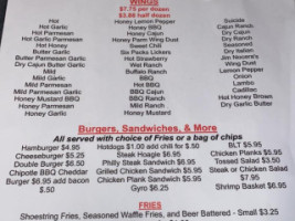 Six Packs Bar & Grill menu