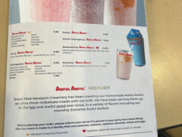 Newport Creamery, LLC menu