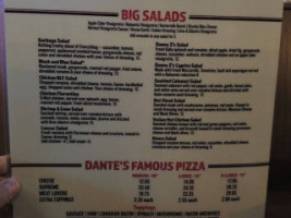 Danny Z's Pub & Grub menu