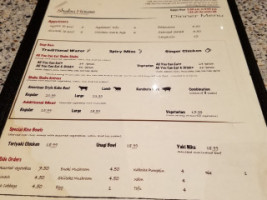 Shabu House menu