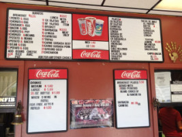 BURRITO KING menu