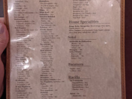 Cantina Mayahuel menu