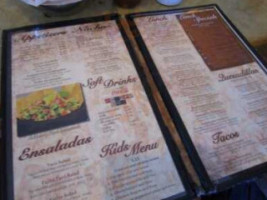 Plaza Azteca menu