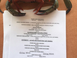 Fenwick Crab House menu