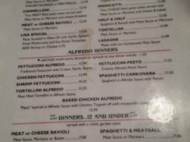 Angelo's Pizza & Pasta Houses menu