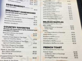 Kristina's Cafe menu