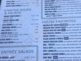 Yard House Restaurant menu