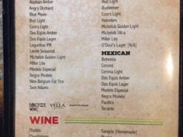 Maya Family Mexican Restaurant menu