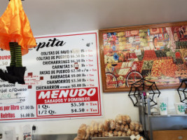 Tamales Lupita menu