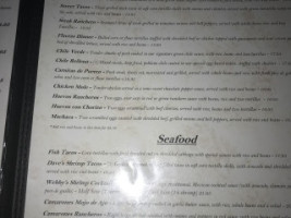 Casa Munoz menu