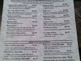 Blackstone Pub & Eatery menu