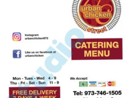 Urban Chicken menu