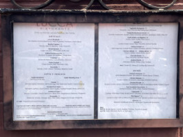 Lucca Ristorante menu