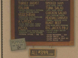 Potbelly Sandwich Shop menu