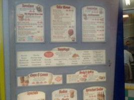 Andy's Frozen Custard menu