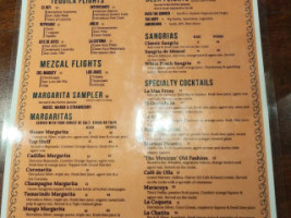 The Mexican Restaurant & Bar menu