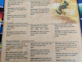 El Norteno Authentic Mexican Restaurant menu