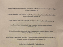 11 Maple Street Restaurant menu