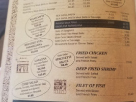 Caruso's Italian Restaurant menu