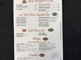 Covello's Pizza menu