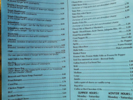 Karin's Kustard & Hamburgers menu