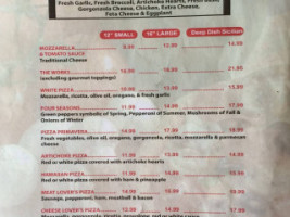 Paisanos Pizza menu