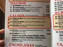 Tipico's menu