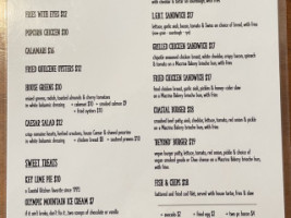 Coastal Kitchen menu