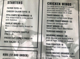 Tiger Town Brewing menu