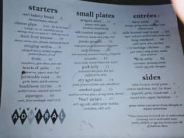 Admiral menu