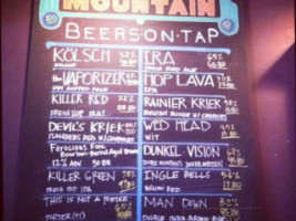 Double Mountain Brewery menu