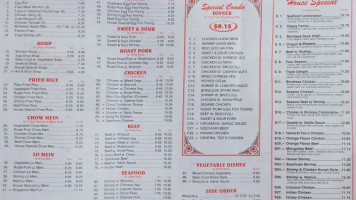 Resh Wok menu