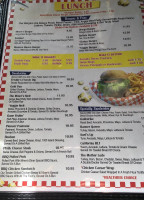 Miner's Diner menu