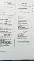 Brio's menu