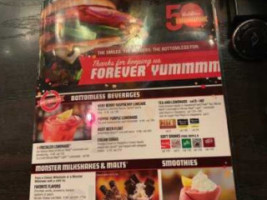 Red Robin Gourmet Burgers And Brews menu