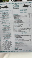 U-tiki Beach menu