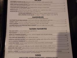 Tavern 180 Ankeny menu