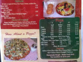 Hoagie's Pizza House menu