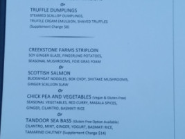 Ocean Grill at The Setai menu