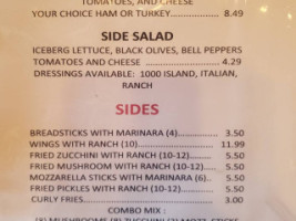 San Pedro Valley Pizza Company menu