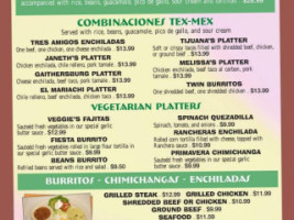 Ay Jalisco menu