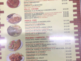 Mi Ranchito menu