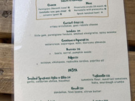 LaRina Pastificio Vino menu