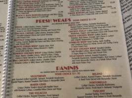 Oakland Diner menu