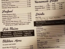 Merricks Ranch House menu