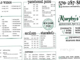 Murphy's Independentnepa menu