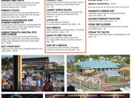 Local on the Water menu