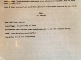 Harbor Master Tiki Grille menu