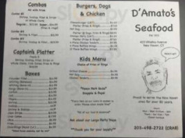 DAMATOS SEAFOOD II menu