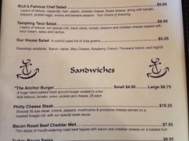 Anchor In menu